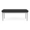 Lesro Lenox Steel 2 Seat Bench, Graphite (Grey) Seat, Graphite Back, 45 W 21 L 18.5 H LS2001 - alternate 1